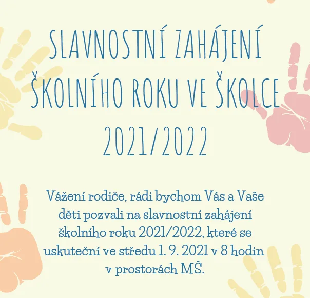 ZAHÁJENÍ ŠKOLNÍHO ROKU 1 FZJF