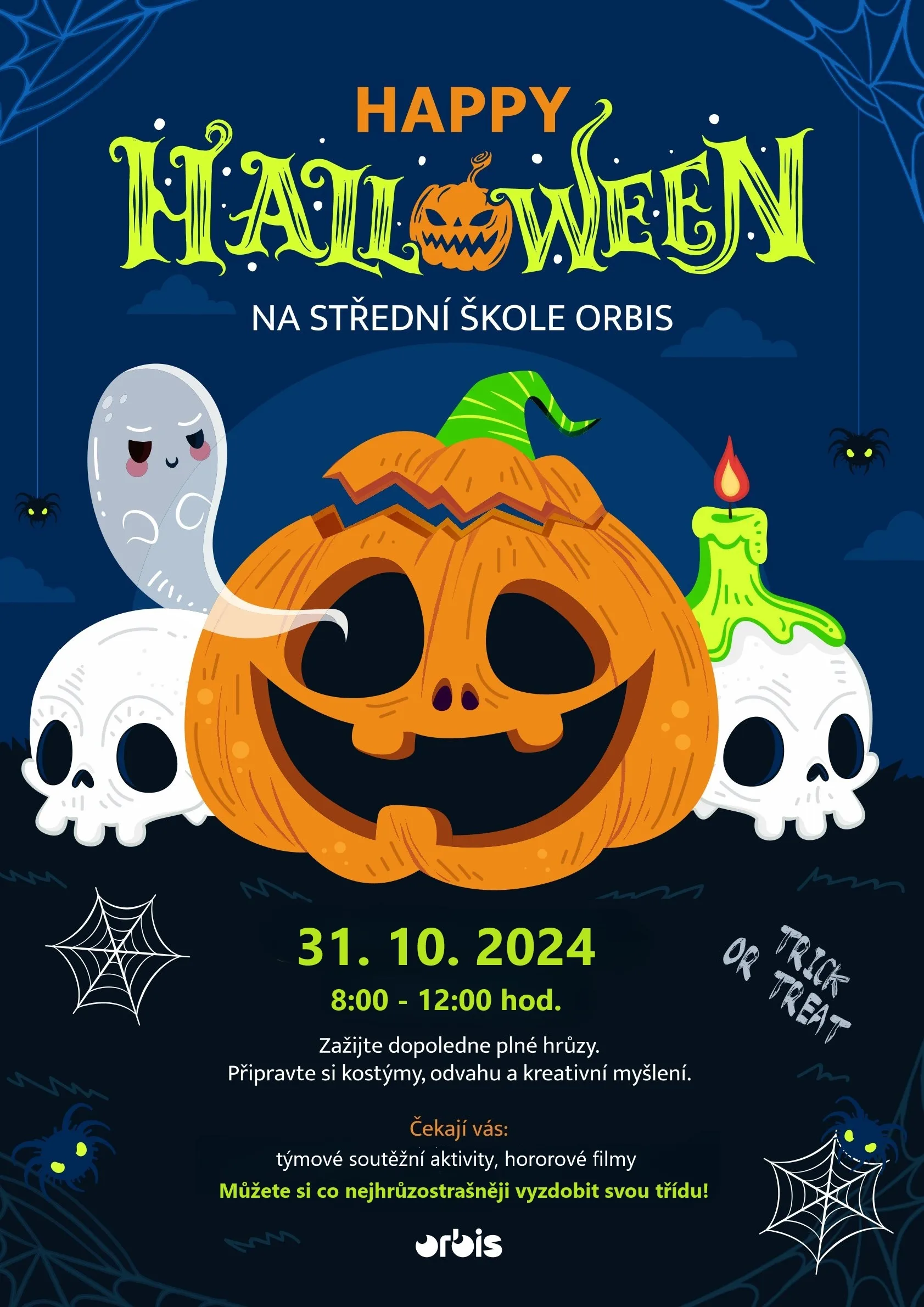 HAPPY HALLOWEEN na SŠ ORBIS 15 halloween poster fin 2024 1