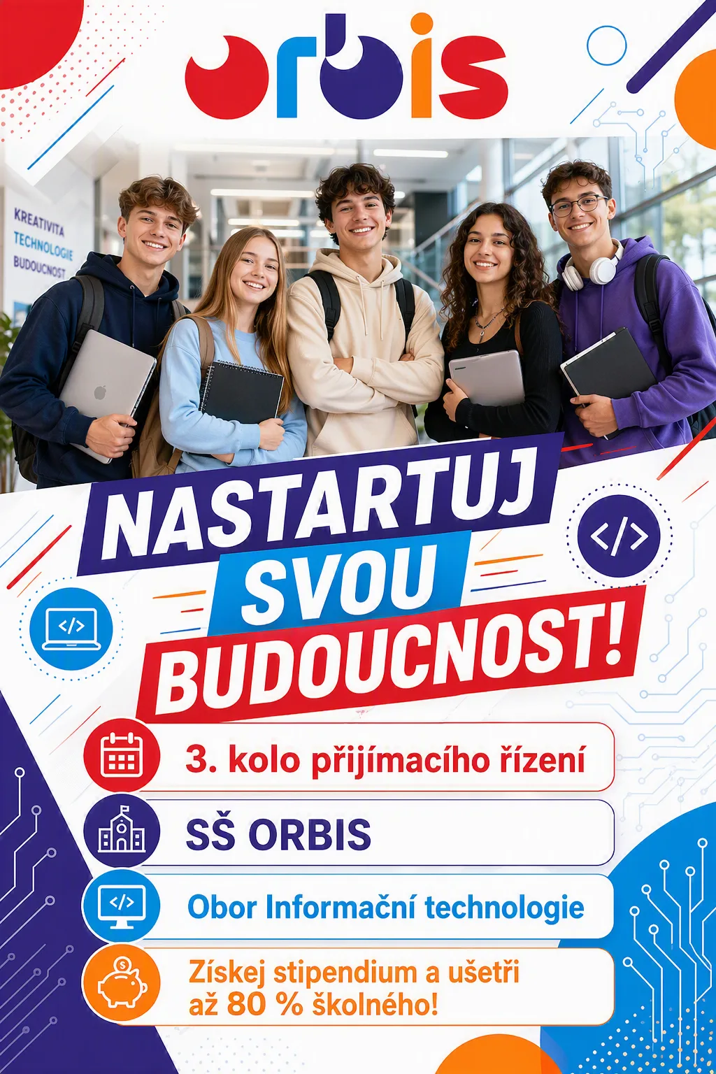 SŠ - obor IT: 3. kolo přijímacího řízení 1 Designer 10 1
